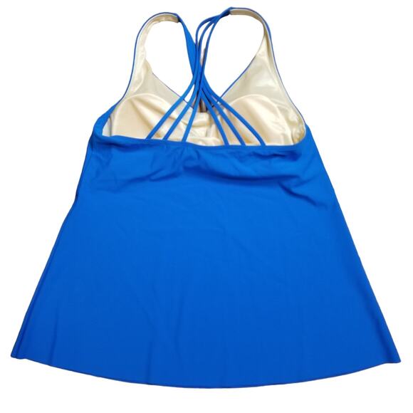 Unbranded Tankini Women's Royal Blue One Piece Pull On Size 8 - Picture 6 of 10